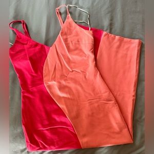 Petal + Pup Two Tone Pink Midi Dress